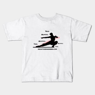 Head, Weapons, Weapons, Toes Kids T-Shirt